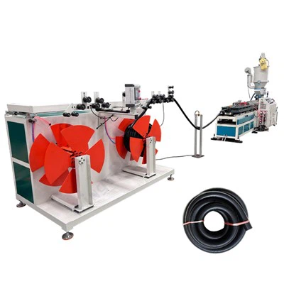 Enväggs korrugerad rörmaskin